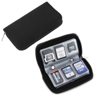 Kood MCP-22 Black pouzdro na paměťové karty černé