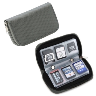Kood MCP-22 Grey pouzdro na paměťové karty šedé