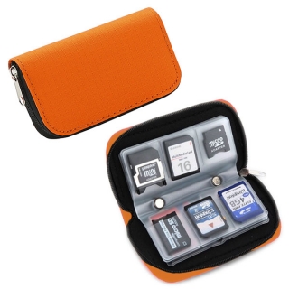 Kood MCP-22 Orange pouzdro na paměťové karty oranžové Kood MCP-22 Orange pouzdro na paměťové karty oranžové