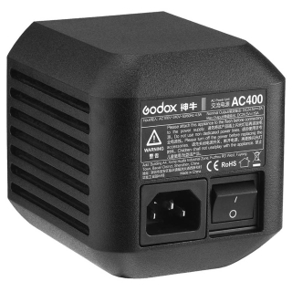Godox AC400 síťový adaptér pro AD400Pro, AD400Pro II Godox AC400 síťový adaptér pro AD400Pro, AD400Pro II