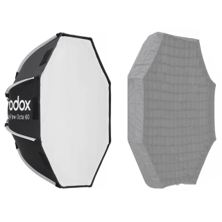 Godox EazyFlow Octa 60cm rychloskládací softbox oktagon s voštinou (uchycení Bowens) Godox EazyFlow Octa 60cm rychloskládací softbox oktagon s voštinou (uchycení Bowens)