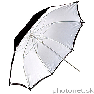 Kood studiový deštník 102cm bílý