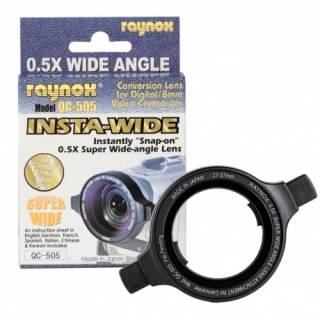 Raynox QC-505 0.5x 27-37mm širokoúhlá předsádka Raynox QC-505 0.5x 27-37mm širokoúhlá předsádka